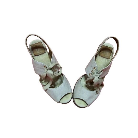 Tory Burch Linley High Wedge Espadrilles - Picture 9 of 15